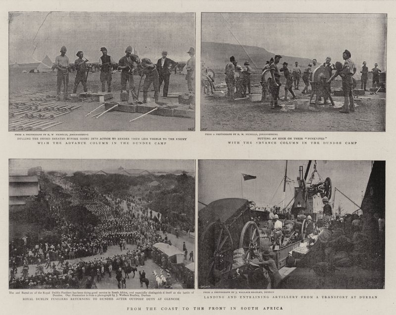 Van de kust naar het front in Zuid-Afrika door English Photographer