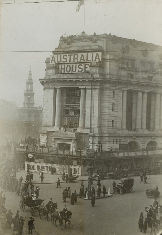 Algemeen uitzicht op Australia House door English Photographer