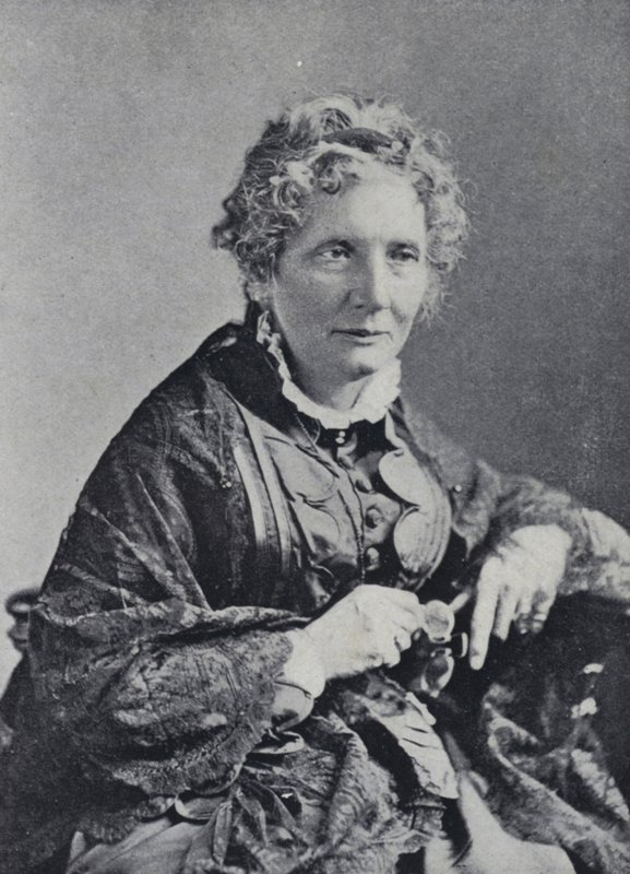Harriet Beecher Stowe door English Photographer