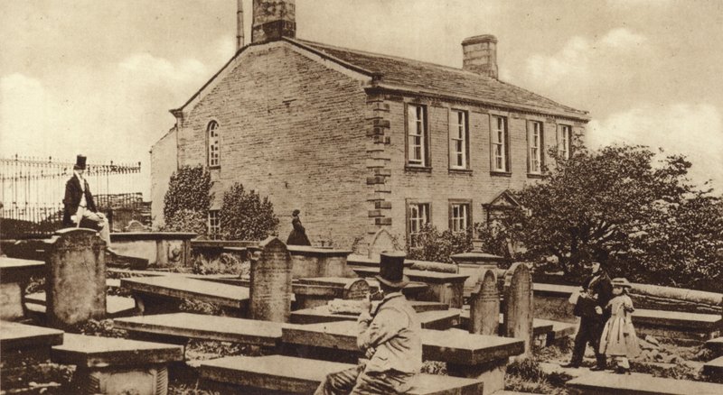 Haworth Pastorie in de tijd van de Brontës door English Photographer