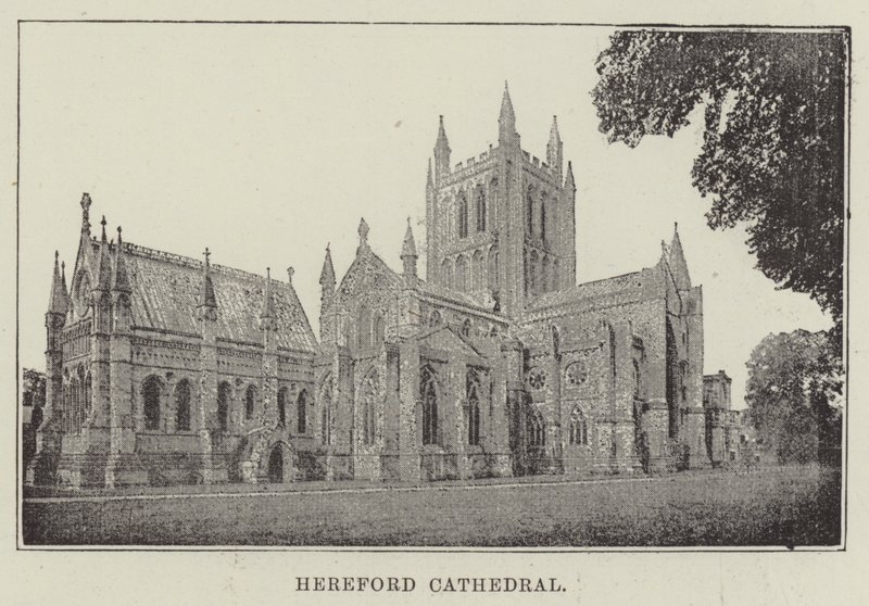 Kathedraal van Hereford door English Photographer