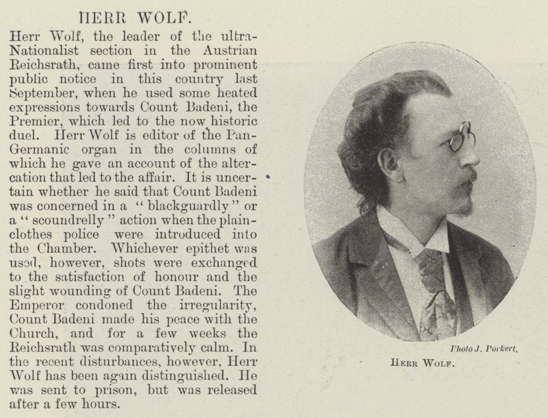Herr Wolf door English Photographer