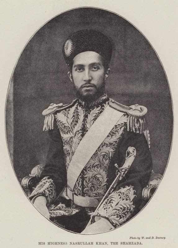 Zijne Hoogheid Nasrullah Khan, de Shahzada door English Photographer