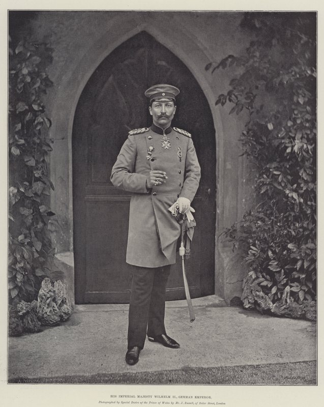 Zijne Keizerlijke Majesteit Wilhelm II, Duitse Keizer door English Photographer