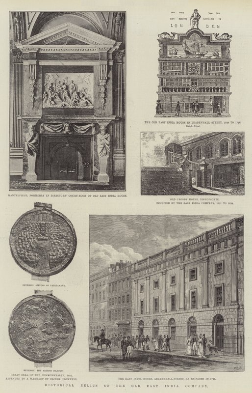 Historische relikwieën van de oude Oost-Indische Compagnie door English Photographer