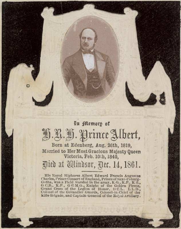 Ter nagedachtenis aan Zijne Koninklijke Hoogheid Prins Albert door English Photographer