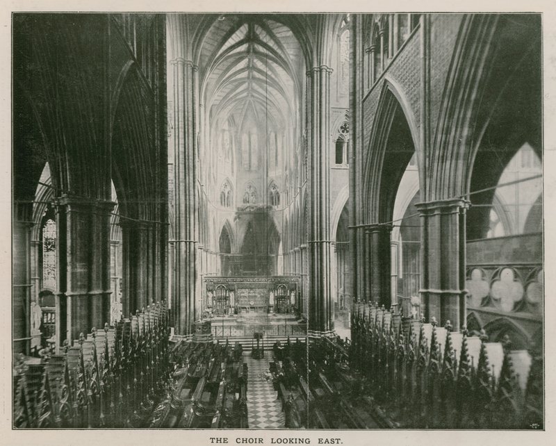 Interieur van Westminster Abbey door English Photographer