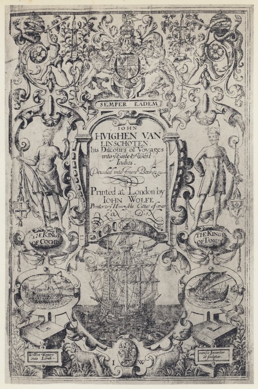 J Linschoten, Discours van reizen, J Wolfe 1598 door English Photographer