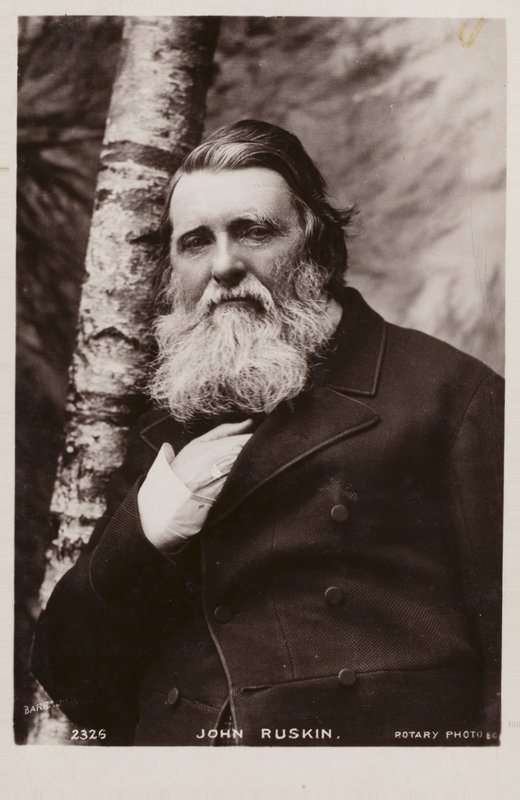 John Ruskin, Engelse schrijver, kunstcriticus, kunstenaar en sociaal denker door English Photographer