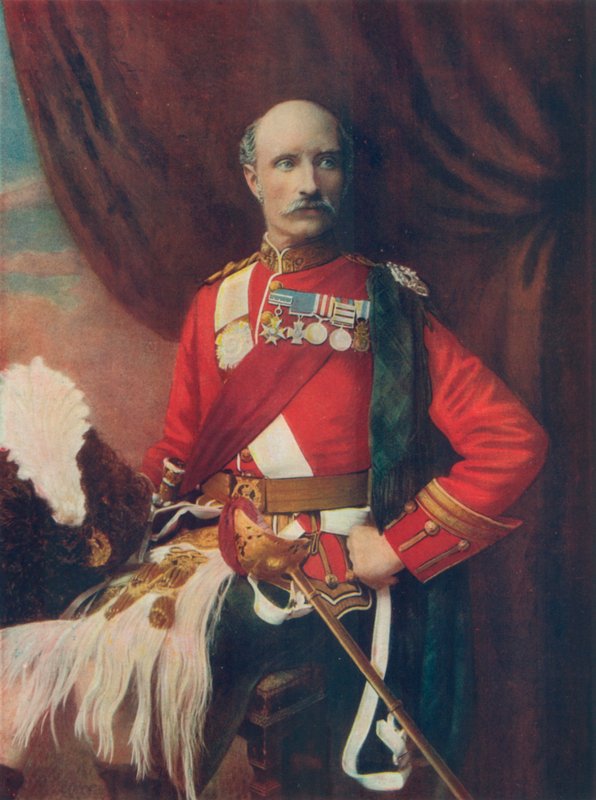 Luitenant-generaal Sir George White, in het uniform van kolonel van de Gordon Highlanders door English Photographer