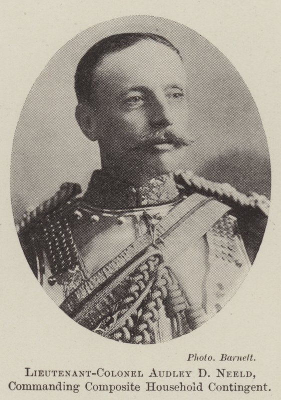 Luitenant-Kolonel Audley D. Neeld, bevelhebber van het Samengestelde Huishoudelijke Contingent door English Photographer