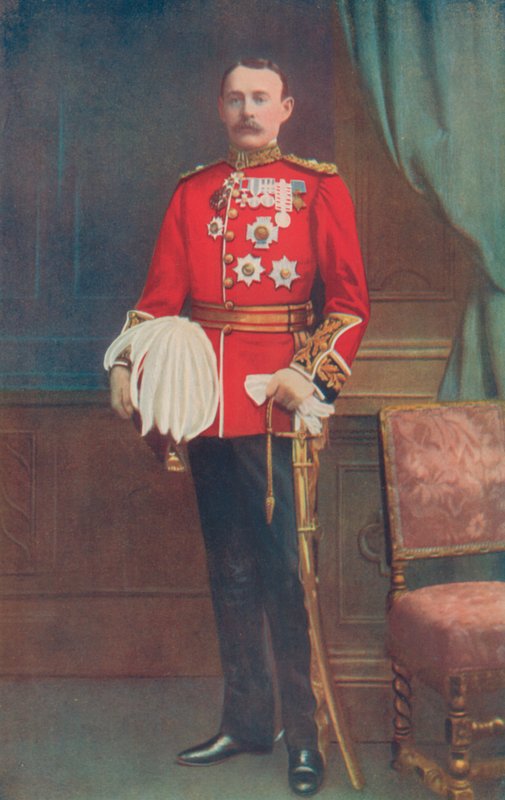 Luitenant-generaal Sir Archibald Hunter. Commandant van de Tiende Divisie, Zuid-Afrika door English Photographer
