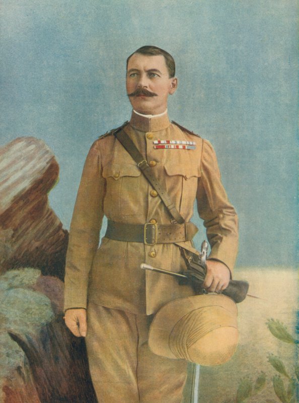 Luitenant-generaal Sir H. M. L. Rundle, bevelhebber van de 8e divisie, Zuid-Afrikaanse veldmacht door English Photographer