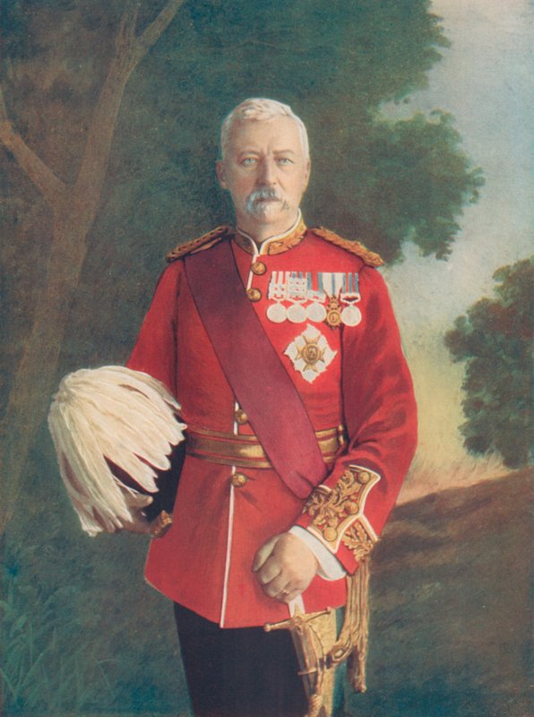 Luitenant-generaal Sir R. C. Low. Commandant van het Bombay-leger door English Photographer