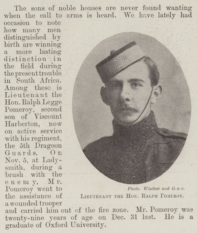 Luitenant de Eerwaarde Ralph Pomeroy door English Photographer