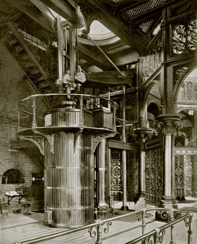 Riool van Londen: Het Crossness-pompstation door English Photographer