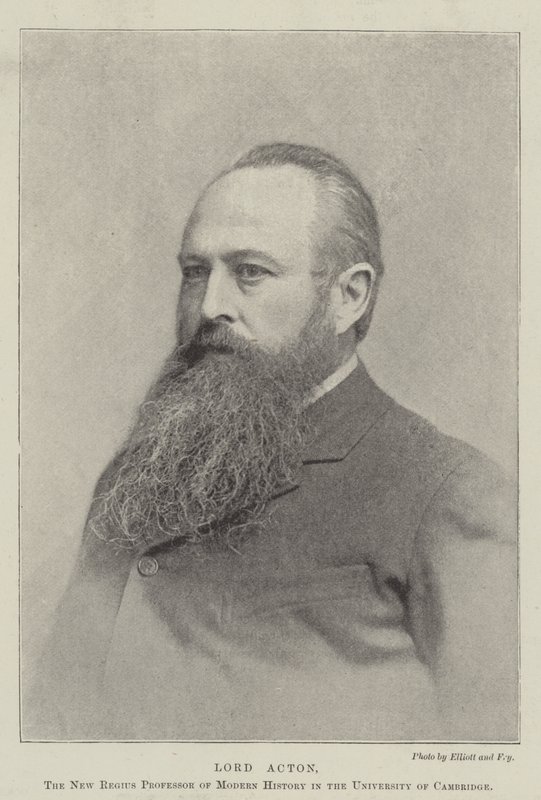 Lord Acton, de Nieuwe Regius Professor in Moderne Geschiedenis aan de Universiteit van Cambridge door English Photographer