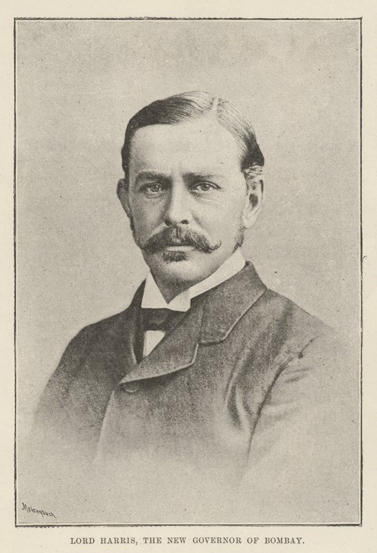 Lord Harris, de nieuwe gouverneur van Bombay door English Photographer