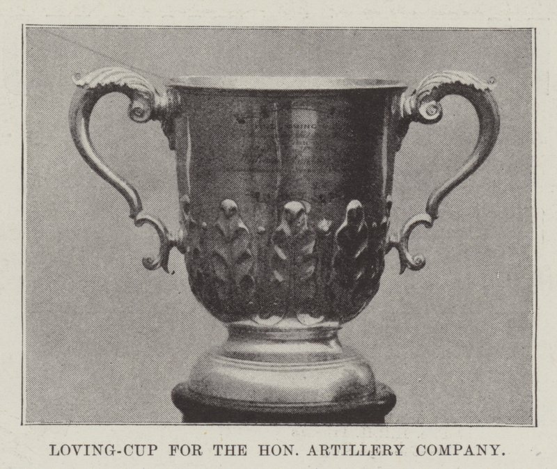 Loving-Cup voor de Honourable Artillery Company door English Photographer