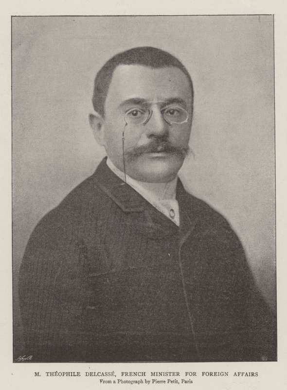M Theophile Delcasse, Franse minister van Buitenlandse Zaken door English Photographer