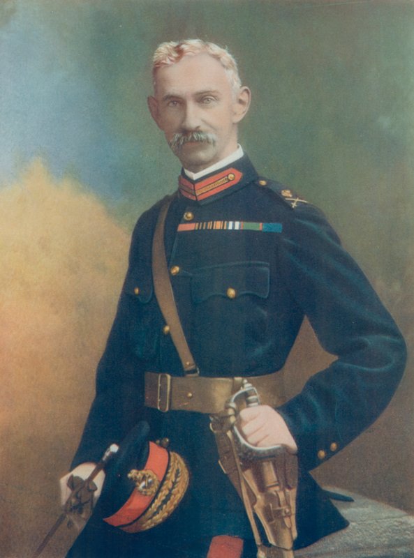Generaal-majoor G. Barton. Commandant van de Zesde Infanteriebrigade door English Photographer