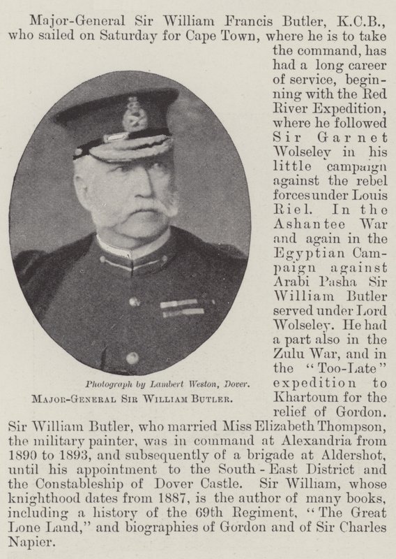 Generaal-majoor Sir William Butler door English Photographer