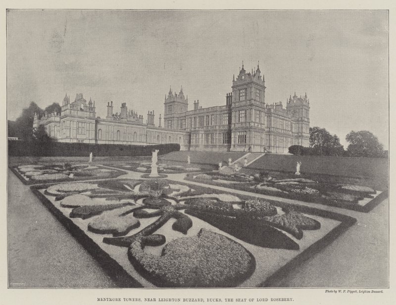 Mentmore Towers, nabij Leighton Buzzard, Buckinghamshire, de Residentie van Lord Rosebery door English Photographer