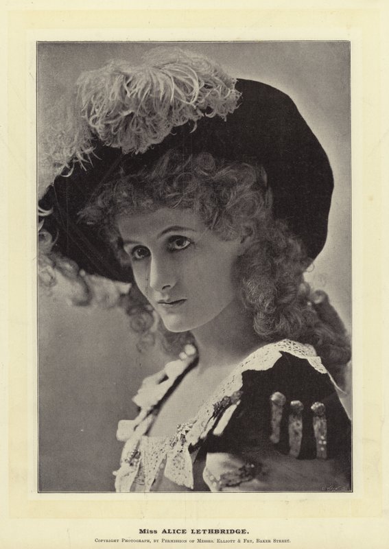Miss Alice Lethbridge door English Photographer