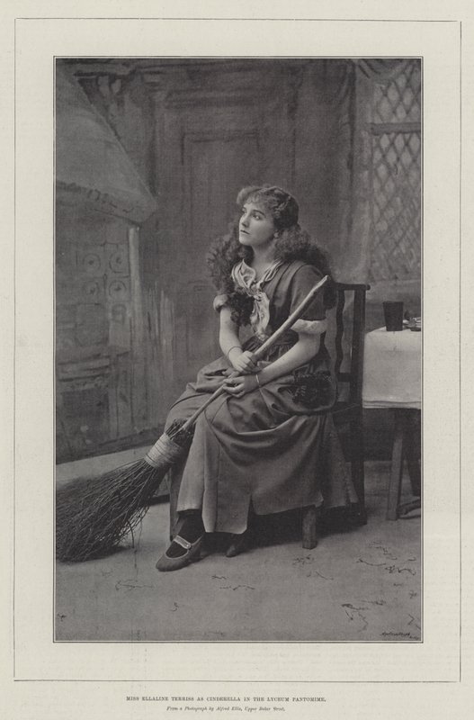 Miss Ellaline Terriss als Assepoester in de Lyceum Pantomime door English Photographer