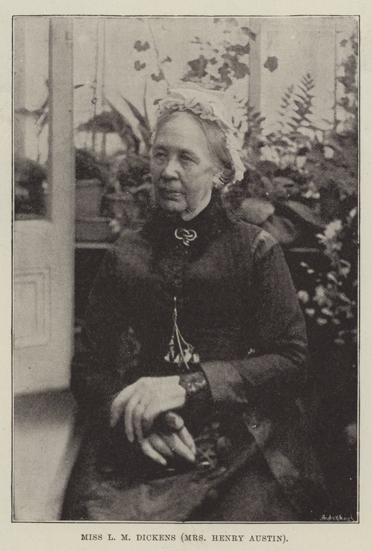 Miss L M Dickens (mevrouw Henry Austin) door English Photographer