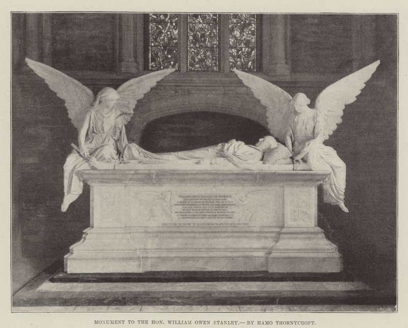 Monument voor de eerwaarde William Owen Stanley, door Hamo Thornycroft door English Photographer