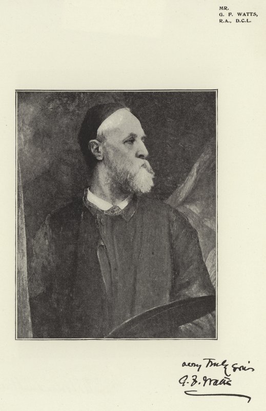 Mr G F Watts door English Photographer