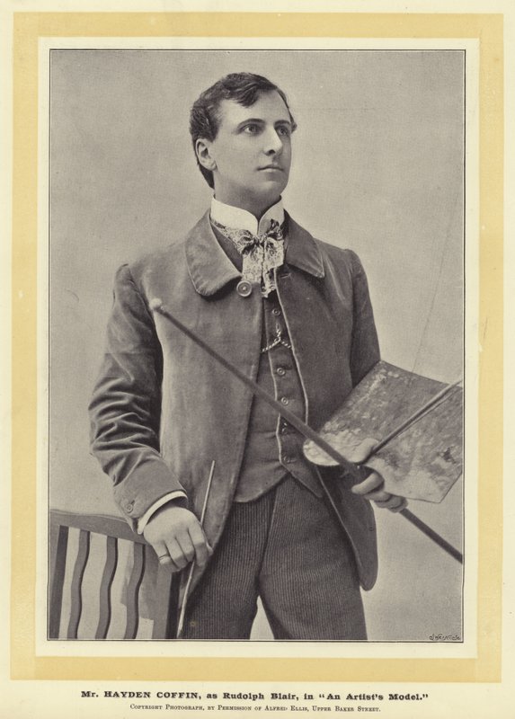 Mr Hayden Coffin als Rudolph Blair in An Artist