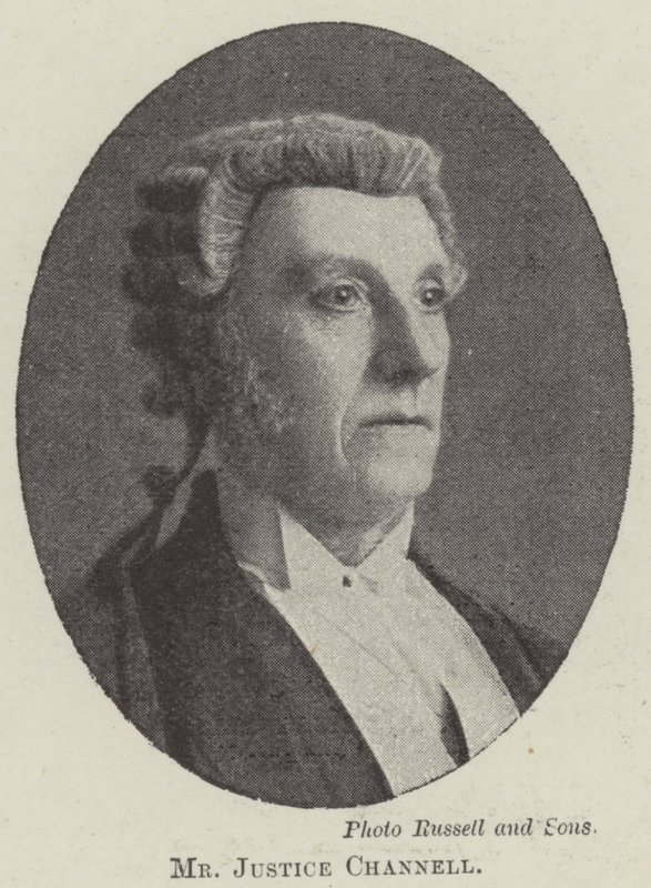 Mr Justice Channell door English Photographer