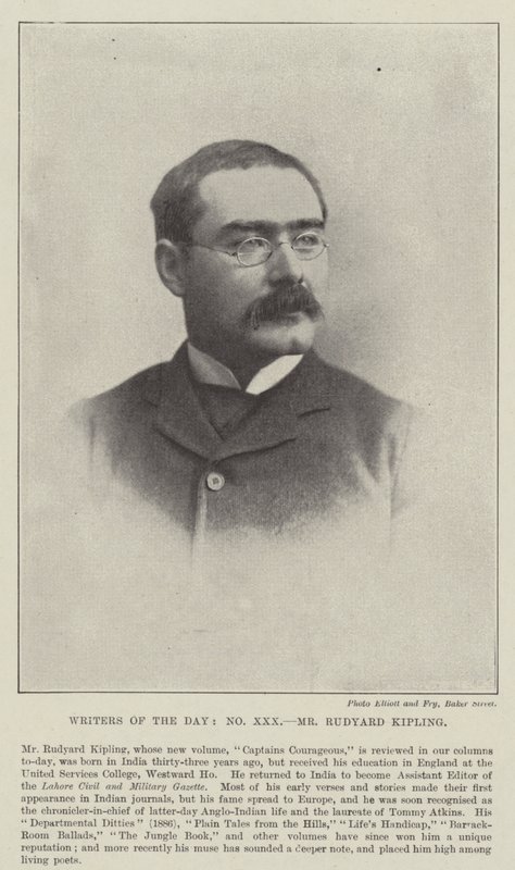 Meneer Rudyard Kipling door English Photographer