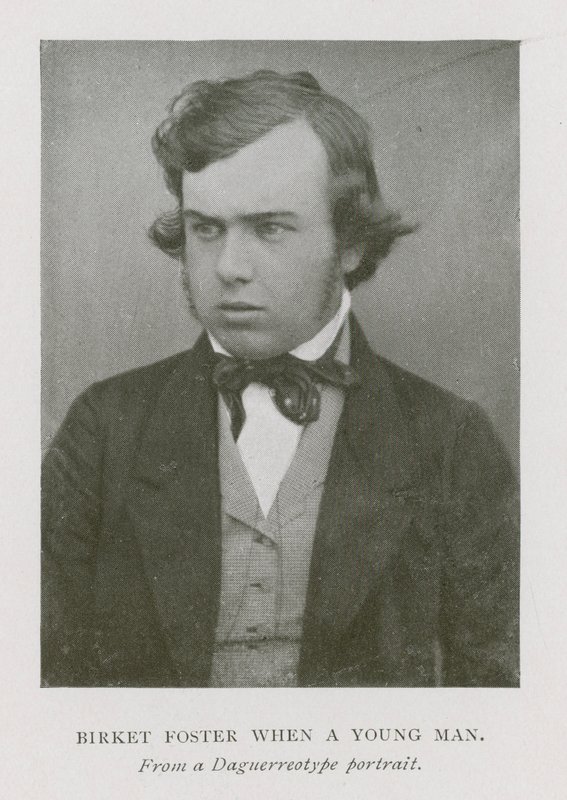 Myles Birket Foster, Engelse kunstenaar, als jonge man door English Photographer