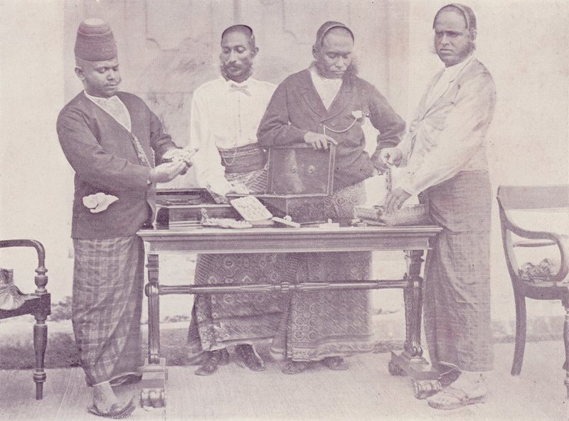 Inheemse Venters, Galle, Ceylon door English Photographer