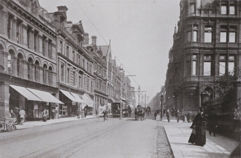 Newcastle, Grainger Street, West door English Photographer