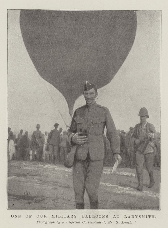 Een van onze militaire ballonnen in Ladysmith door English Photographer
