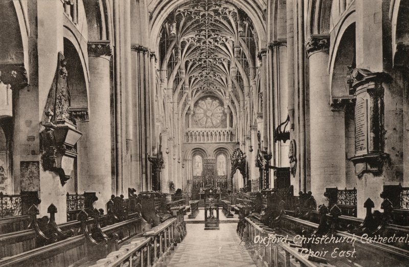 Oxford, Christchurch Kathedraal, Koor Oost door English Photographer
