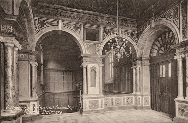 Oxford Examination Schools, Marmeren Trap door English Photographer