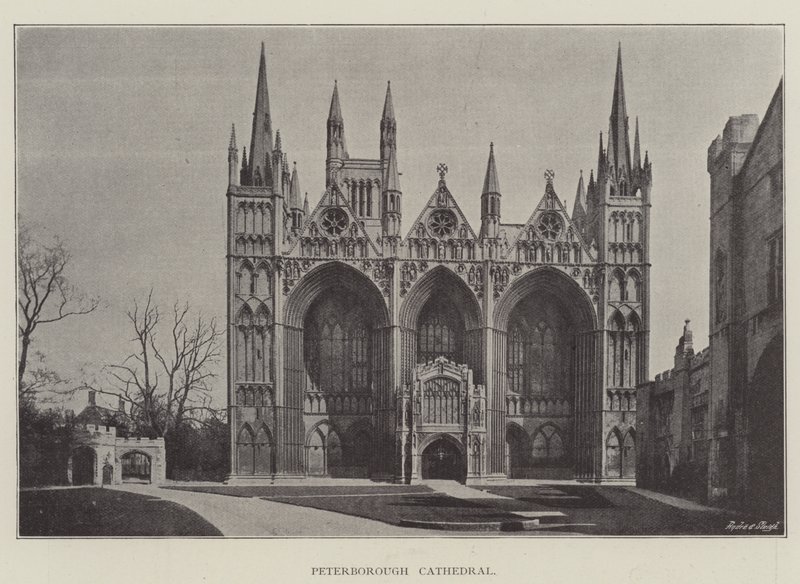 Kathedraal van Peterborough door English Photographer