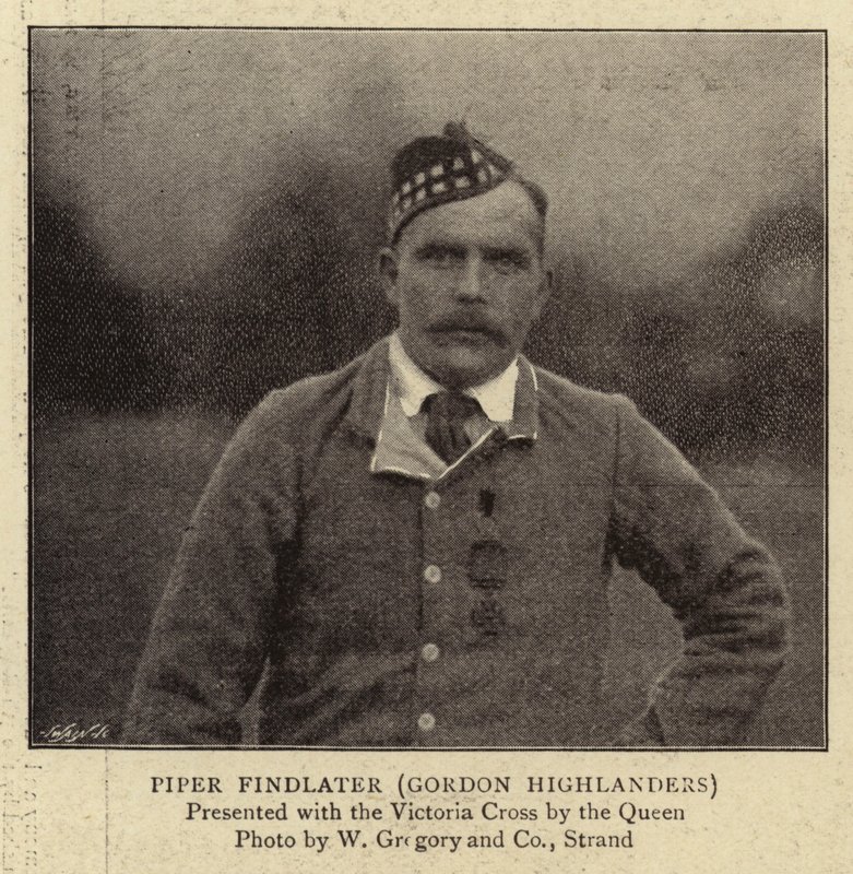 Doedelzakspeler Findlater, Gordon Highlanders door English Photographer