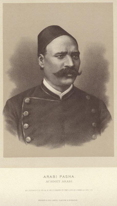 Portret van Arabi Pasha door English Photographer