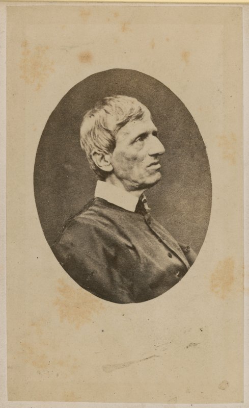 Portret van John Henry Newman door English Photographer