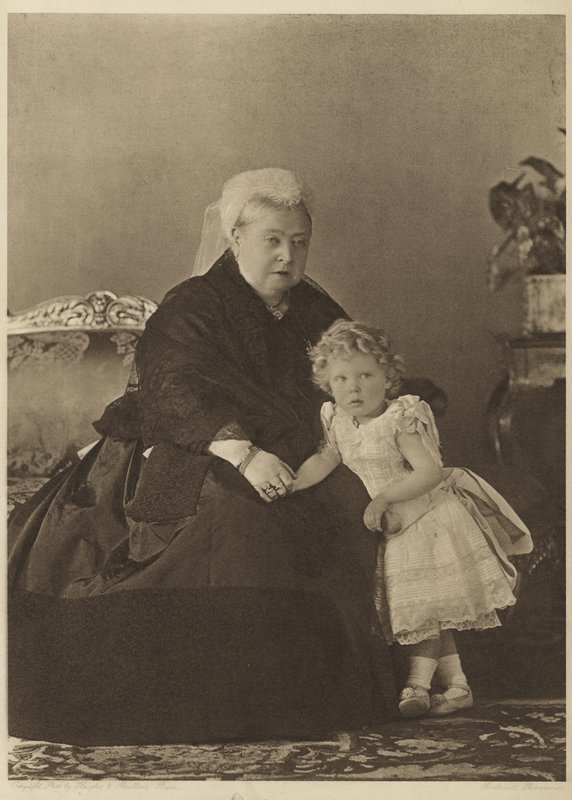 Portret van Koningin Victoria door English Photographer