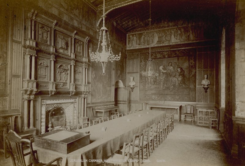 Ansichtkaart van de Jerusalem Chamber door English Photographer
