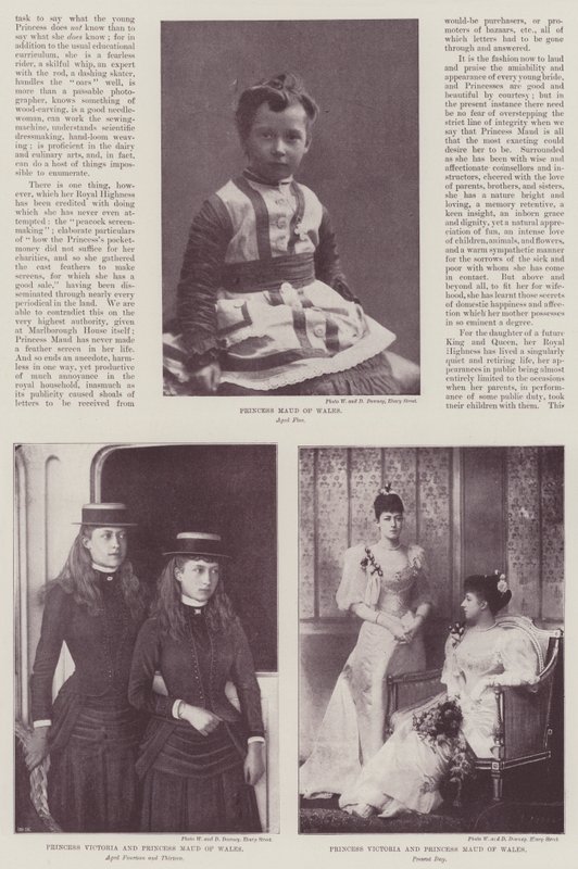 Prinses Maud van Wales door English Photographer