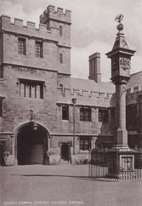 Binnenplaats Corpus Christi College Oxford door English Photographer