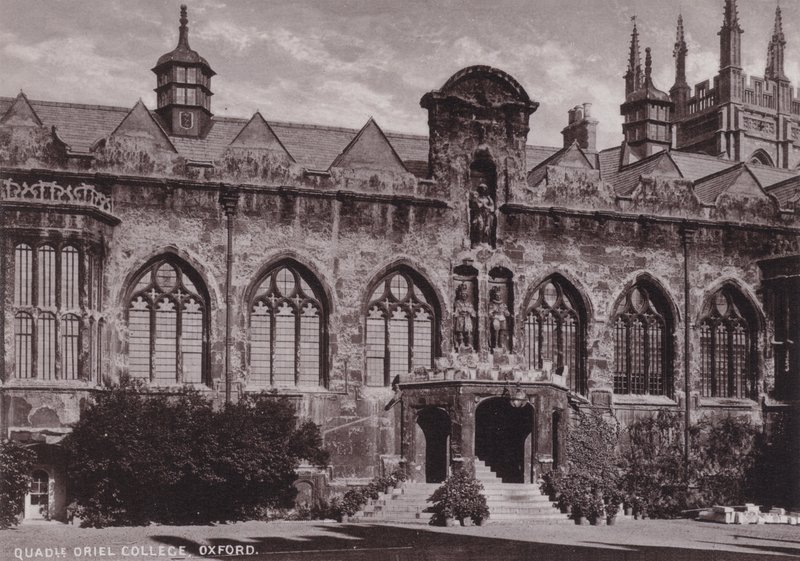 Binnenplaats Oriel College, Oxford door English Photographer